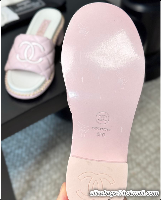Cheap Price Chanel Pink Sandals 60807013