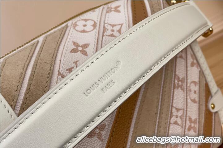 Well Crafted Louis Vuitton Side Trunk MM Quartz Calf leather and coated canvas M58955