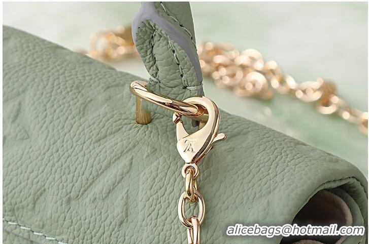 Best Grade Louis Vuitton Nano Madeleine Minty/Lily White M58956
