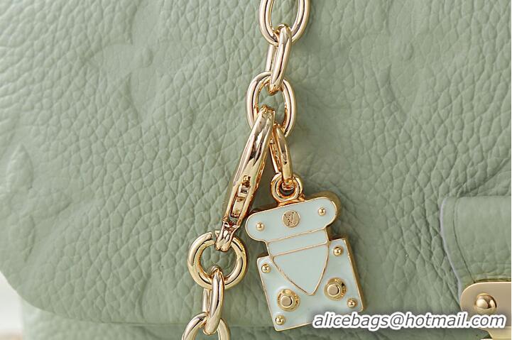 Best Grade Louis Vuitton Nano Madeleine Minty/Lily White M58956