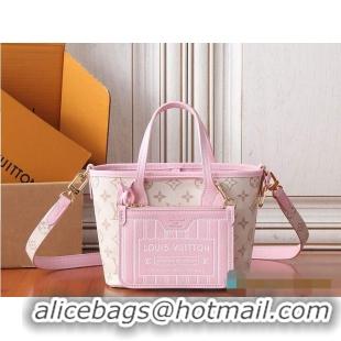 Sophisticated Cheap Louis Vuitton Neverfull Inside Out BB Monogram Dune/Pink M58957