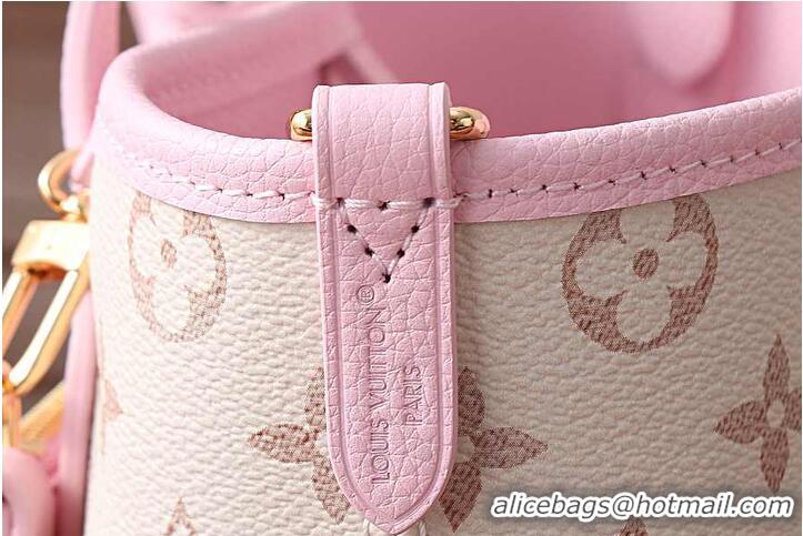 Sophisticated Cheap Louis Vuitton Neverfull Inside Out BB Monogram Dune/Pink M58957