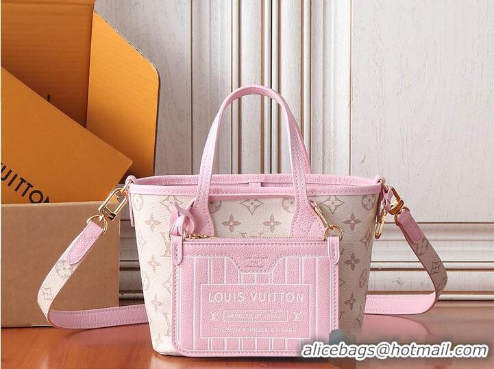 Sophisticated Cheap Louis Vuitton Neverfull Inside Out BB Monogram Dune/Pink M58957