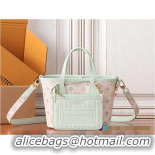 Grade Discount Louis Vuitton Neverfull Inside Out BB Monogram Dune/Minty M58958