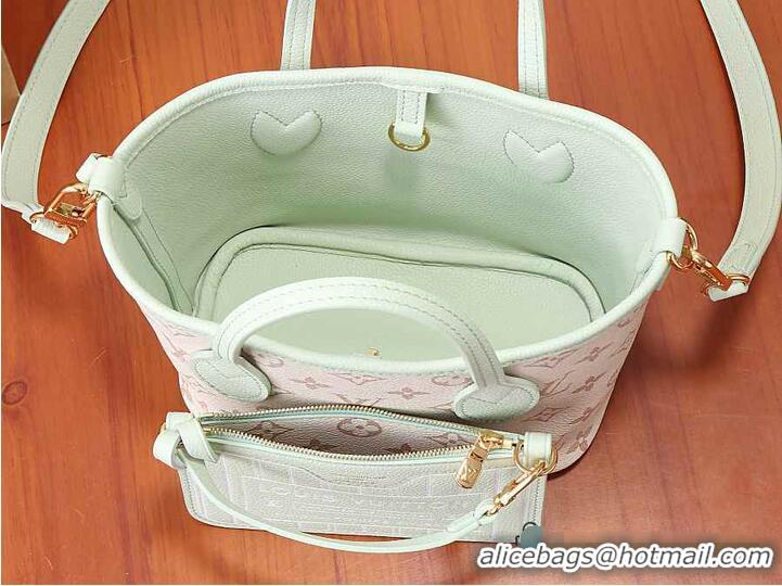 Grade Discount Louis Vuitton Neverfull Inside Out BB Monogram Dune/Minty M58958