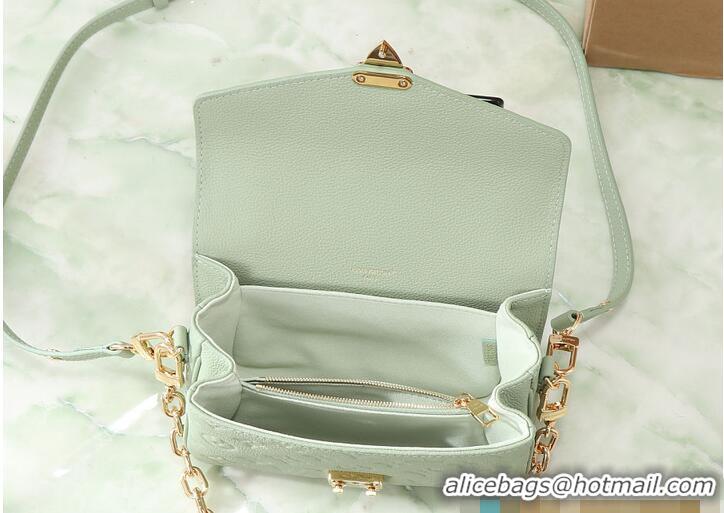 Reasonable Price Louis Vuitton Pochette Métis East-West Monogram Empreinte Minty M58960