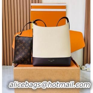 Top Grade Louis Vuitton Flight Mode Low Key Hobo PM Bicolor Moonstone Brown M58961