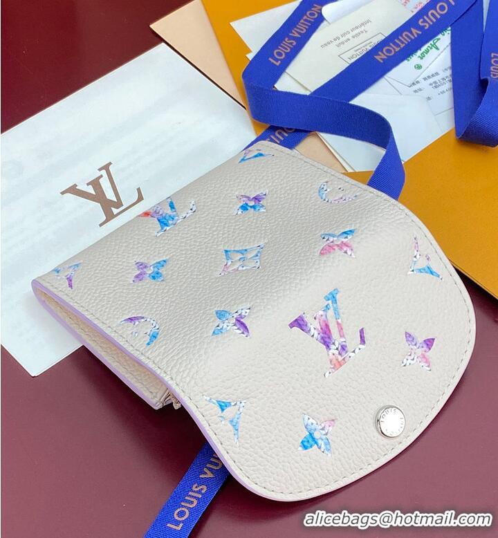 Free Shipping Louis Vuitton Rosalie Coin Purse Monogram Empreinte Link Quartz M58963