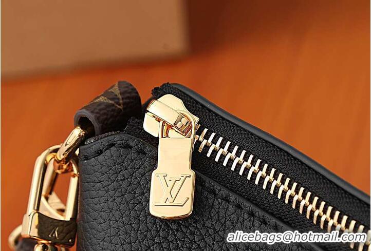 Reasonable Price Louis Vuitton Multipass Calfskin leather Mini M58963 Black 2026