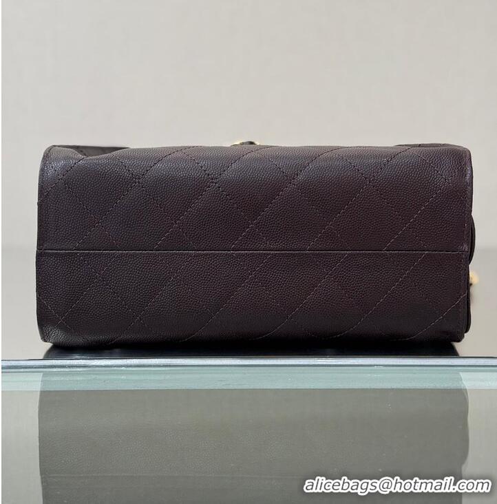 Promotional Chanel 25 Mini Handbag Grained Calfskin & Gold-Tone Metal AS5631 Dark Burgundy 2026