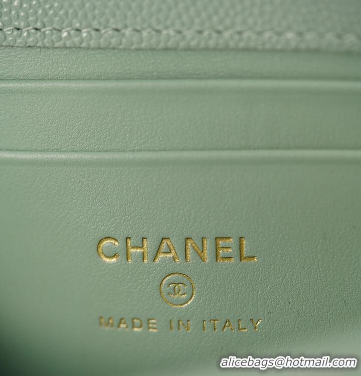 Good Looking Chanel 26P Cross Handle Kelly Chain Bag Grained Calfskin & Gold-Tone Metal AS6235 Light Green 2026