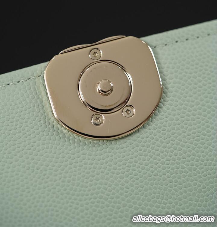 Good Looking Chanel 26P Cross Handle Kelly Chain Bag Grained Calfskin & Gold-Tone Metal AS6235 Light Green 2026