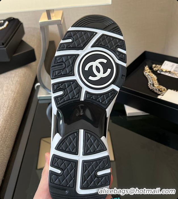 Top Design Chanel Tweed Sneakers White 6080802