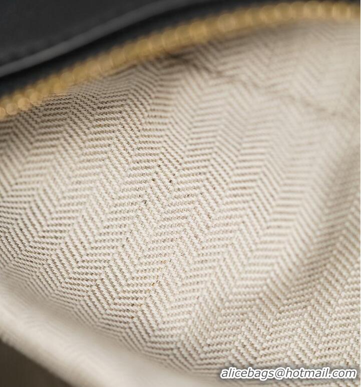 Promotional Chanel Clutch with Leather Strap Calfskin & Gold-Tone Metal AS5897 Black 2026