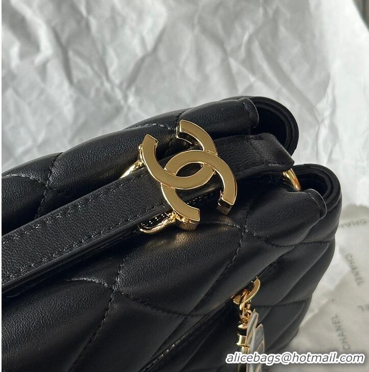 Best Product Chanel Métiers D'art Small Hobo Bag Lambskin & Gold-Tone Metal AS6234 Black 2026