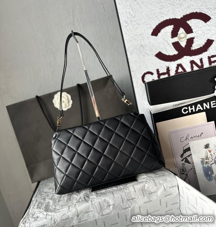 Best Product Chanel Métiers D'art Small Hobo Bag Lambskin & Gold-Tone Metal AS6234 Black 2026