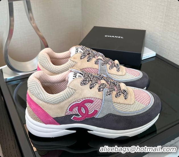 Low Cost Chanel Tweed Sneakers Multicolor 6080802