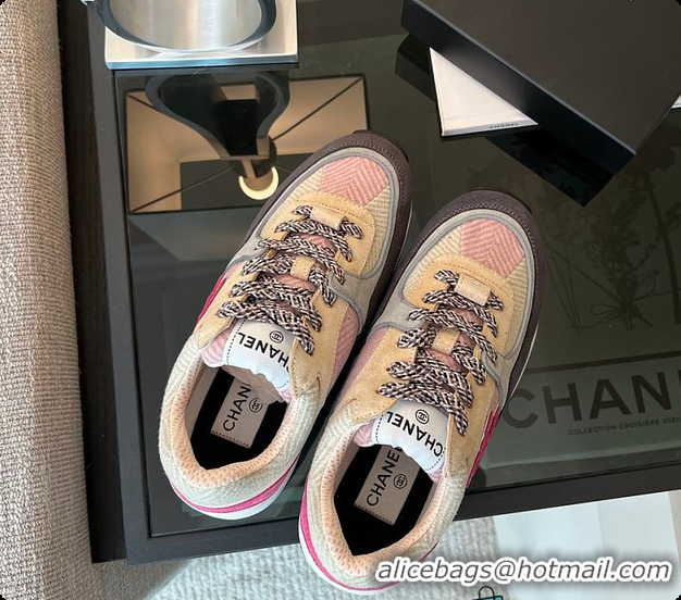 Low Cost Chanel Tweed Sneakers Multicolor 6080802