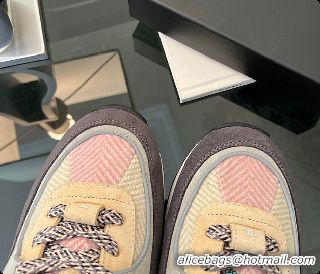 Low Cost Chanel Tweed Sneakers Multicolor 6080802