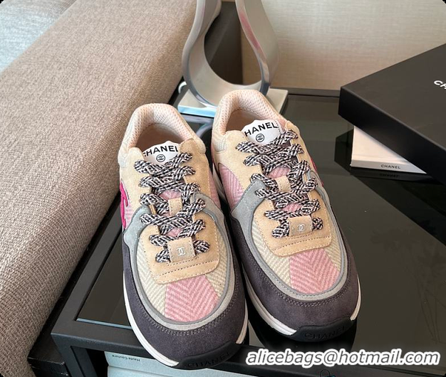 Low Cost Chanel Tweed Sneakers Multicolor 6080802