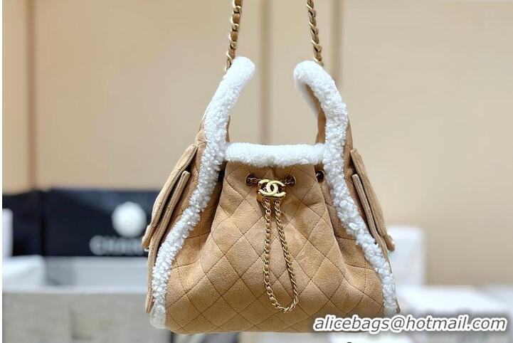 Super Quality Chanel 25 Small Handbag Shearling Sheepskin & Gold-Tone Metal AS6234 Beige Fall Winter 2026 Pre-Collection