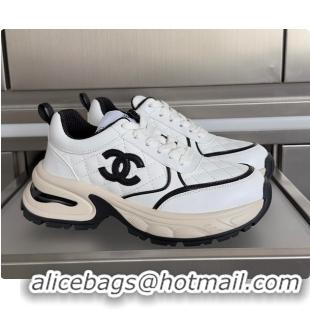Luxurious Chanel Sneaker White & Black 6080803