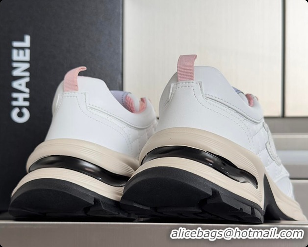 Good Quality Chanel Sneaker White & Pink 6080803