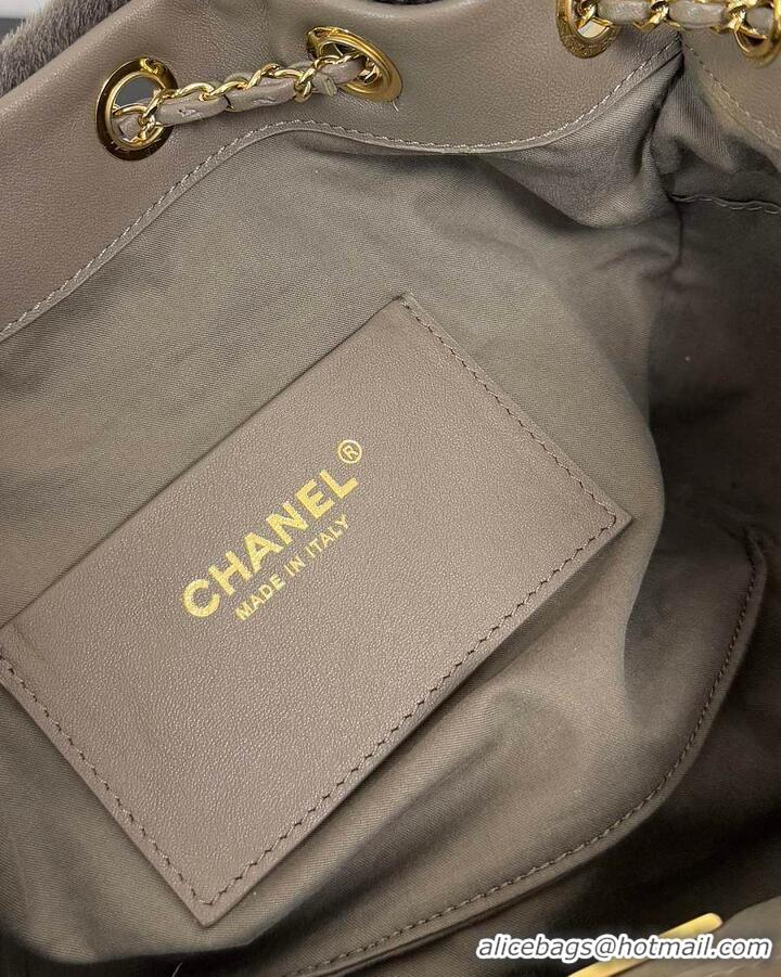Fashion Discount Chanel 25 Mini Handbag Métiers D'art Lambskin & Gold-Tone Metal AS6238 Taupe 2026