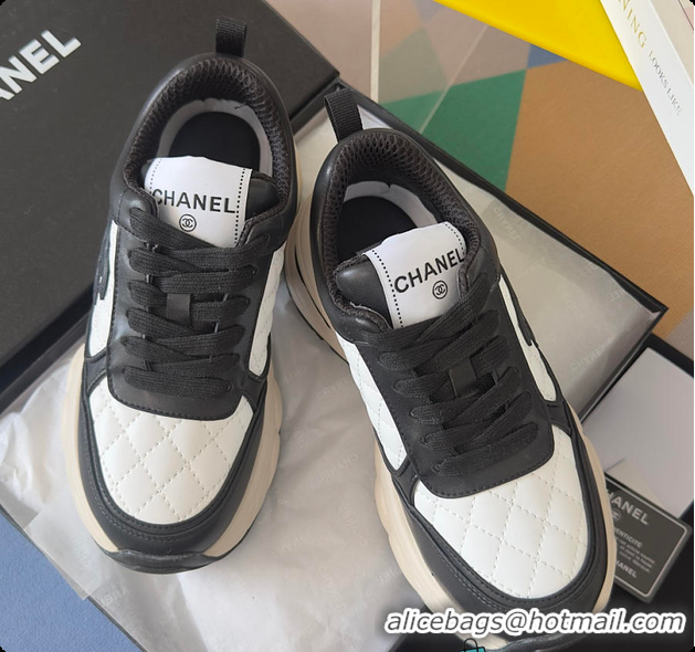 Most Popular Chanel Sneaker Black & White 6080803