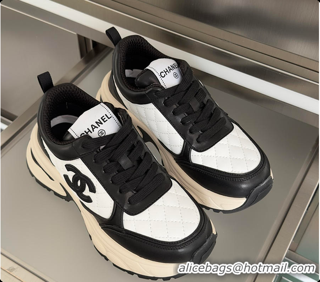 Most Popular Chanel Sneaker Black & White 6080803