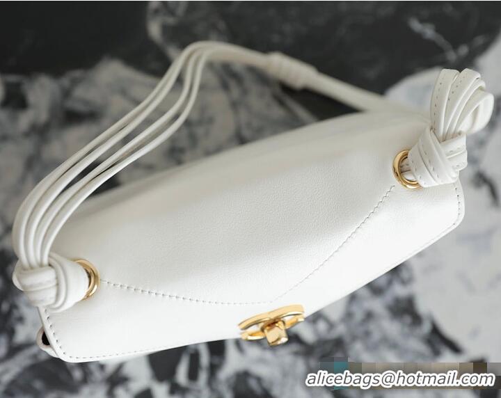 Best Product Chanel Hobo Handbag Lambskin & Gold-Tone Metal AS6242 White Fall-Winter 2026 Pre-Collection