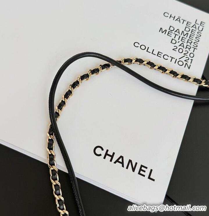 Luxury Cheap Chanel 31 Small Shopping Bag in Quilted Leather With Gold-Tone Metal AS6248 Black/White 2026