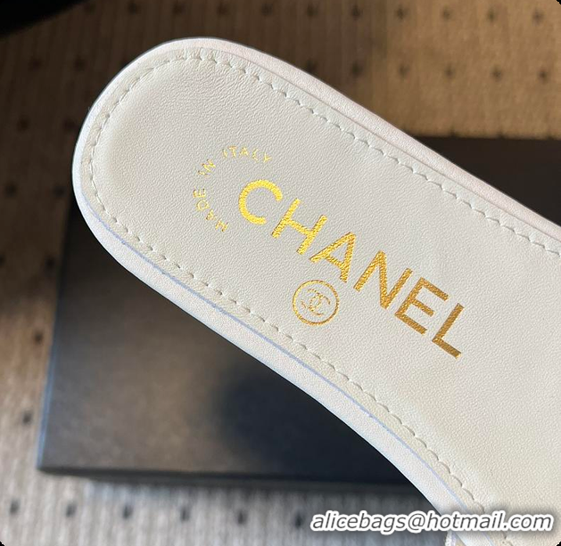 Purchase Chanel Mules Cotton Beige 6080806