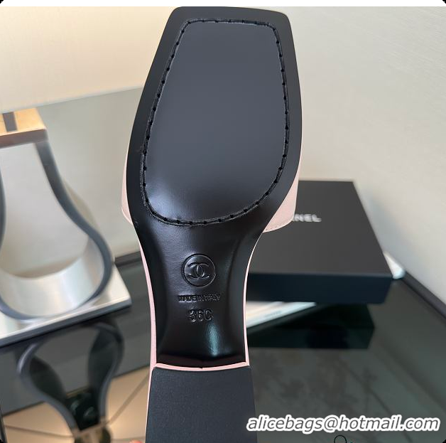 Pretty Style Chanel Mules Lambskin Pink 6080808