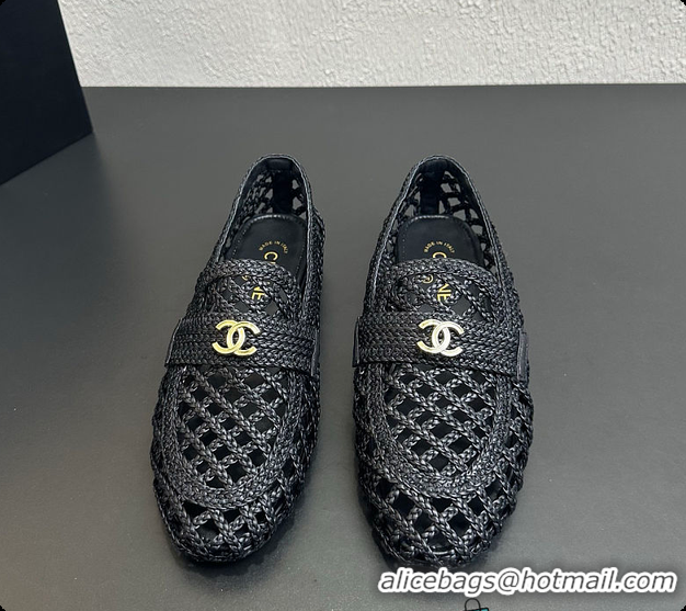 Popular Style Chanel Moccasins - Lambskin, Black 6080809