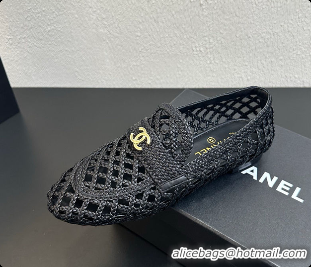 Popular Style Chanel Moccasins - Lambskin, Black 6080809
