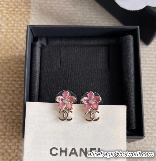 Buy Inexpensive Chanel Bloom Short Earrings 0108 Pink 2026