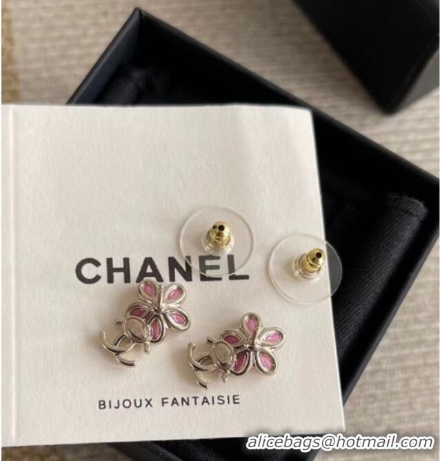 Buy Inexpensive Chanel Bloom Short Earrings 0108 Pink 2026