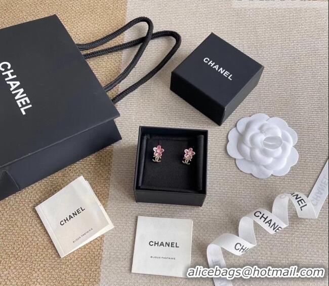 Buy Inexpensive Chanel Bloom Short Earrings 0108 Pink 2026
