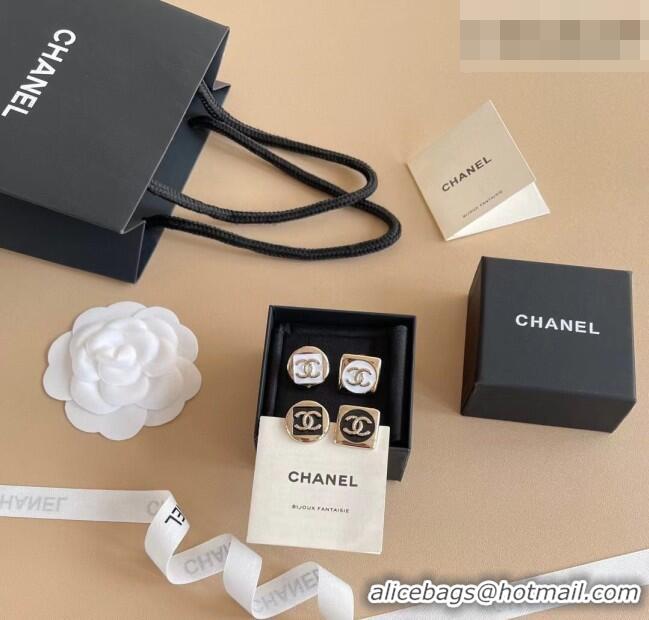 Luxury Discount Chanel Round and Square Studs Earrings 0108 2026