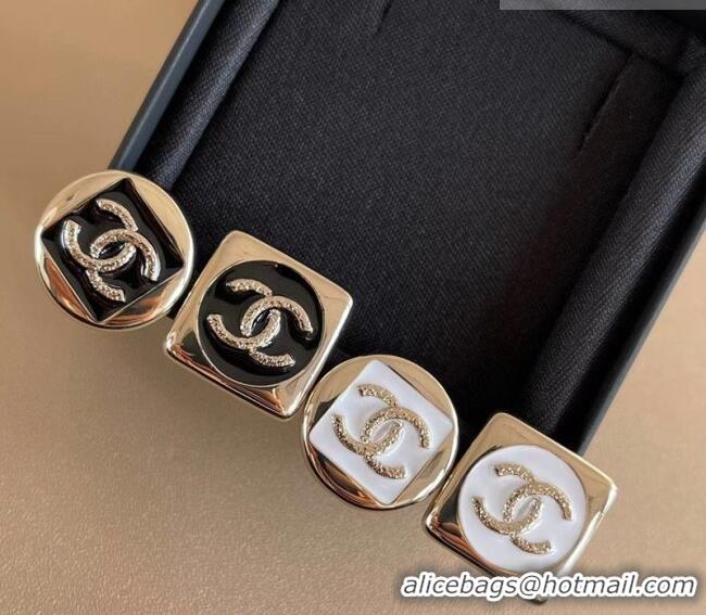 Luxury Discount Chanel Round and Square Studs Earrings 0108 2026