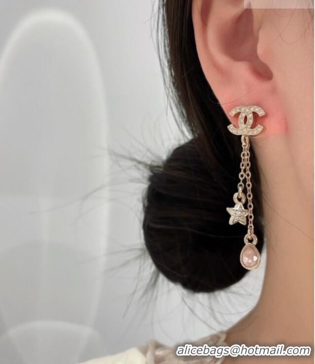 Top Quality Chanel Star and Strass Earrings 0108 Pink 2026