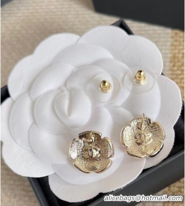 Reasonable Price Chanel Bloom Studs Earrings 0108 Pink/Black 2026