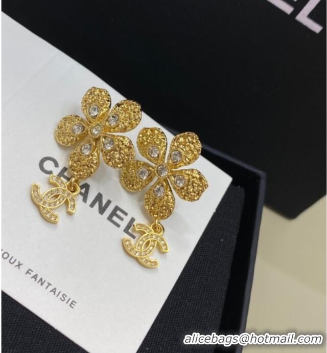 Buy Inexpensive Chanel Camellia Bloom Short Earrings 0108 Gold 2026