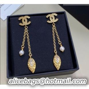 Promotional Chanel Pendant Long Earrings 0108 Gold 2026