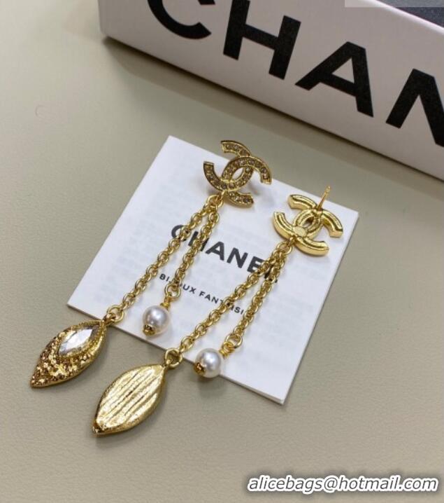 Promotional Chanel Pendant Long Earrings 0108 Gold 2026