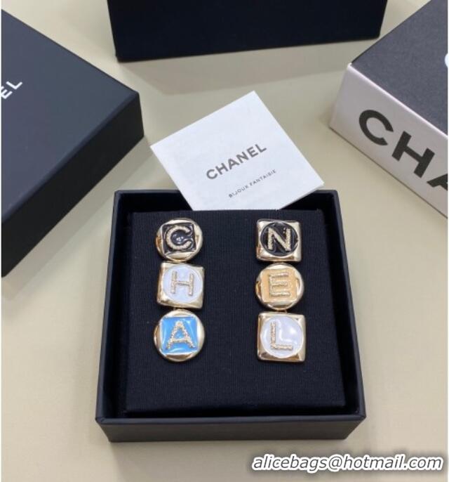 Promotional Chanel Square Letters Earrings 0108 2026
