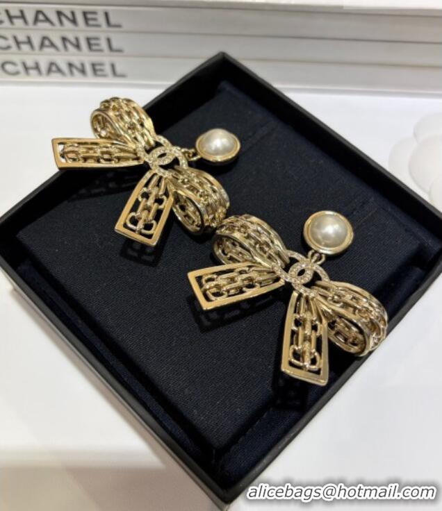 Buy Fashionable Chanel Bow Short Earrings CH010901 2026