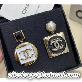 Grade Design Chanel Short Earrings CH011001 White/Black 2026
