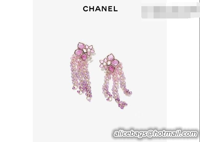 Market Sells Discount Chanel Bloom Earrings CH012703 Pink 2026